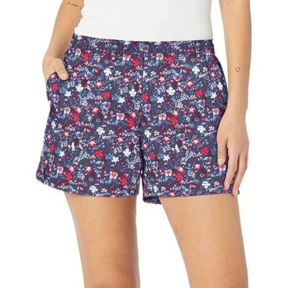 Columbia Women's Sandy River Ii Printed Short in Nocturnal/Mini Hibiscus NWT XXL - Picture 1 of 9